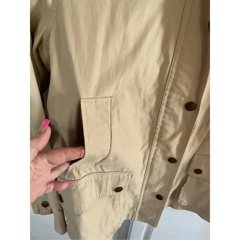 Lauren Ralph Lauren Chore Barn Jacket Sz LP Taupe Nice!